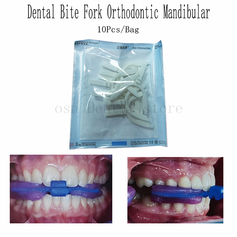 3D Printing Orthodontics - 10 unidades/embalagem, garfo de extensão mandibular
