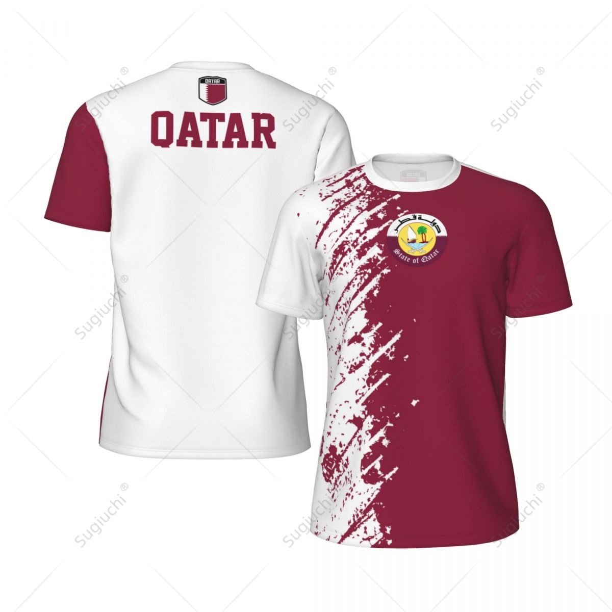 3D Printing Qatar - Camiseta masculina com design exclusivo da