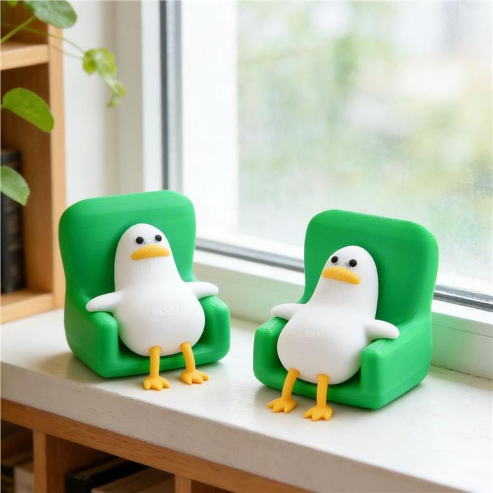 3D Printing Desk - Ornamentos de Pato Impressos em 3D,