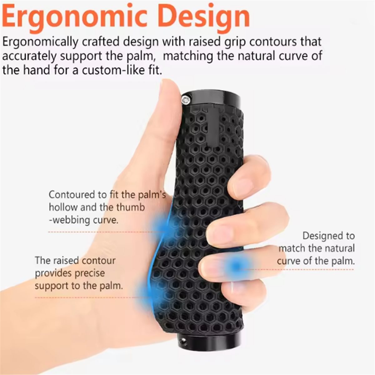 3D Printing Plastic - Manoplas de Guidão A61P MTB com