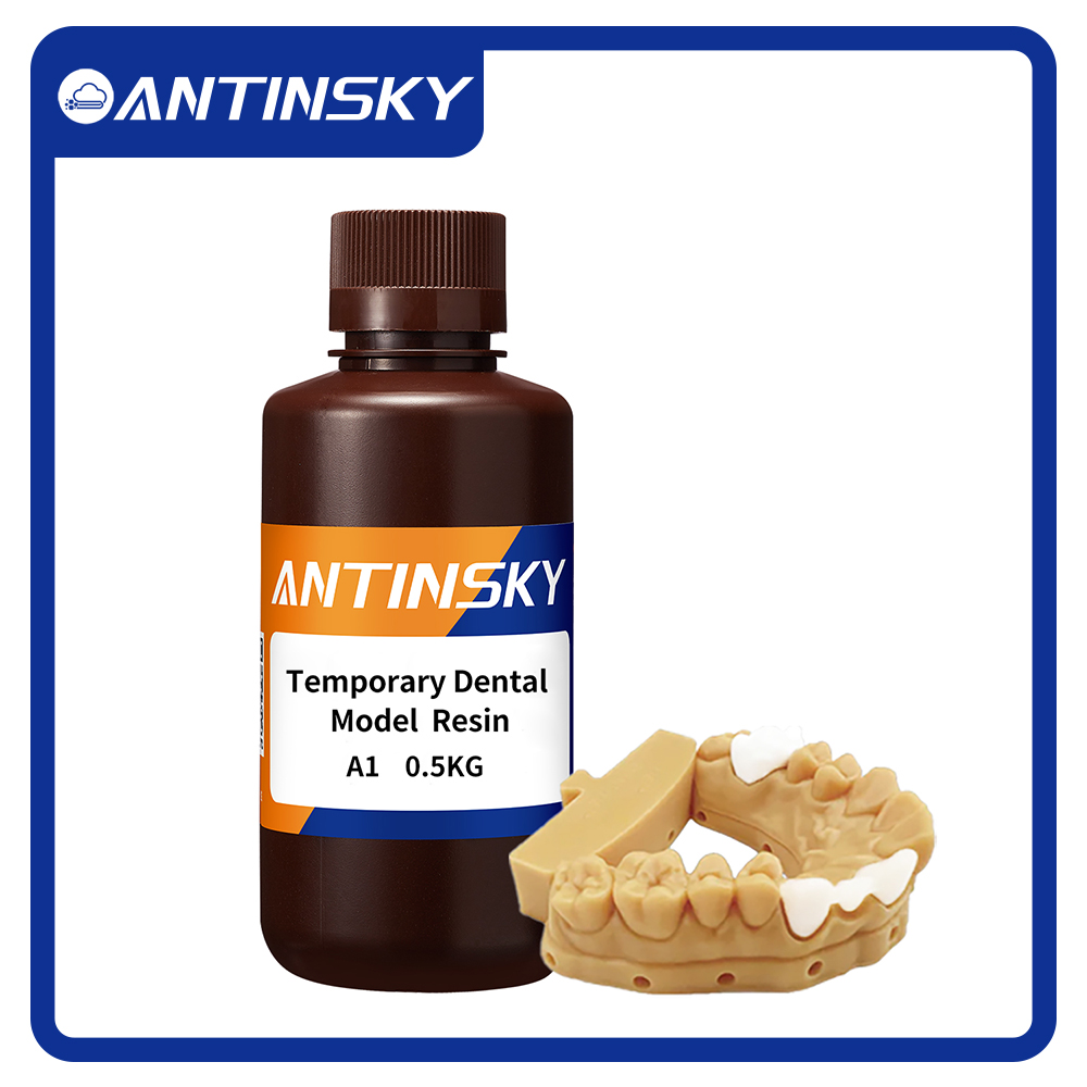 3D Printing Orthodontics - Modelo dental temporário antinsky em resina