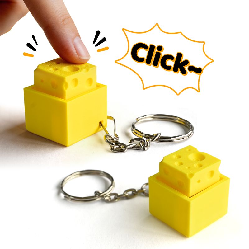 Chaveiro Fidget Clicker 3D Imp - 3D Printing Plastic avaliação e preço