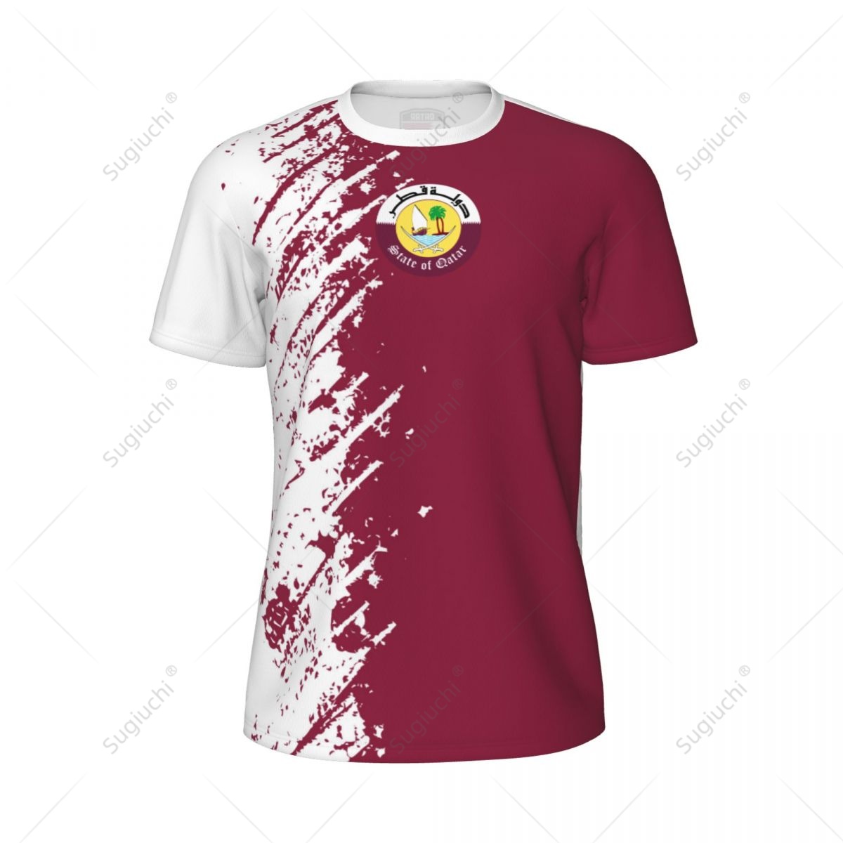 Camiseta masculina com design  - 3D Printing Qatar avaliação e preço