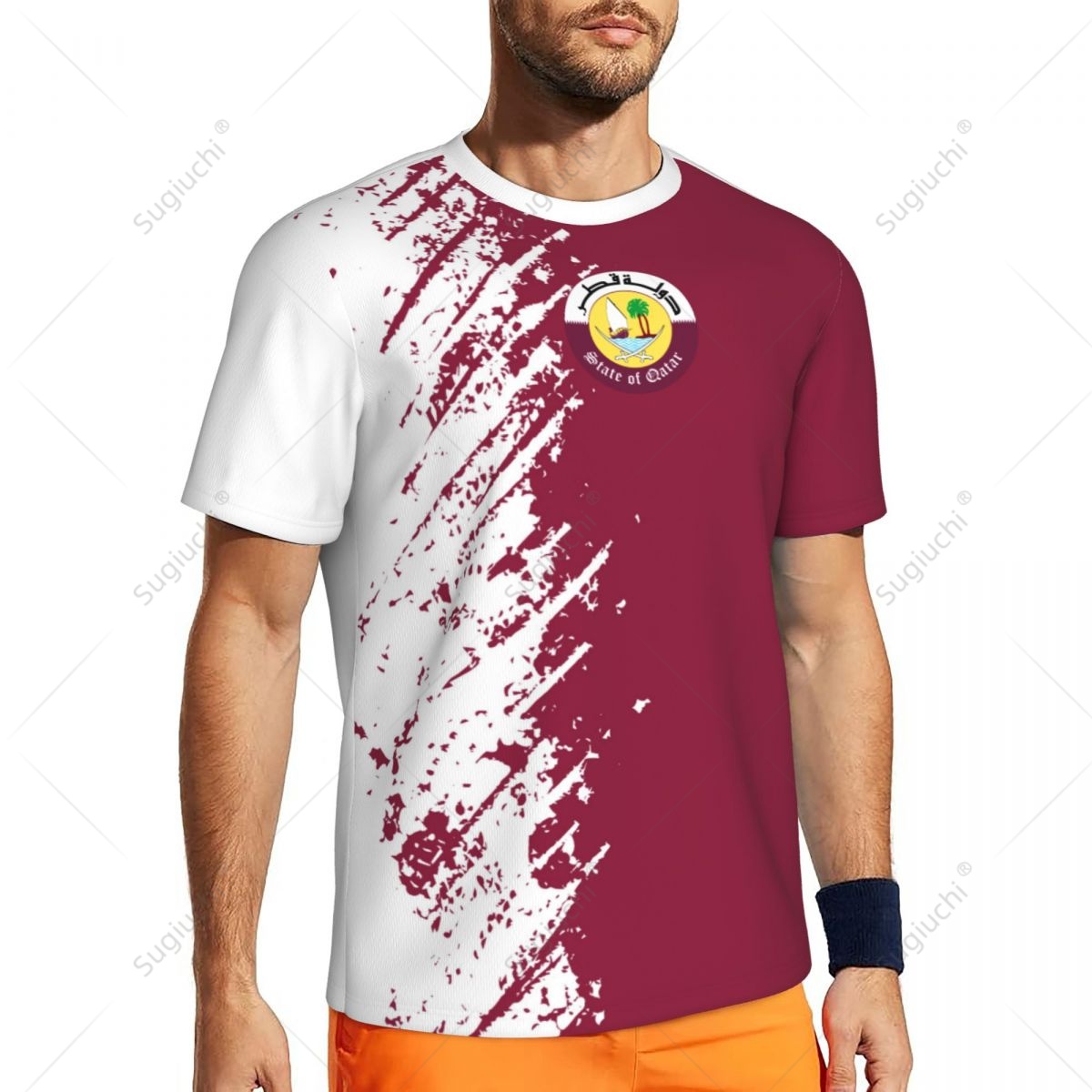 Camiseta masculina com design  - 3D Printing Qatar avaliação e preço