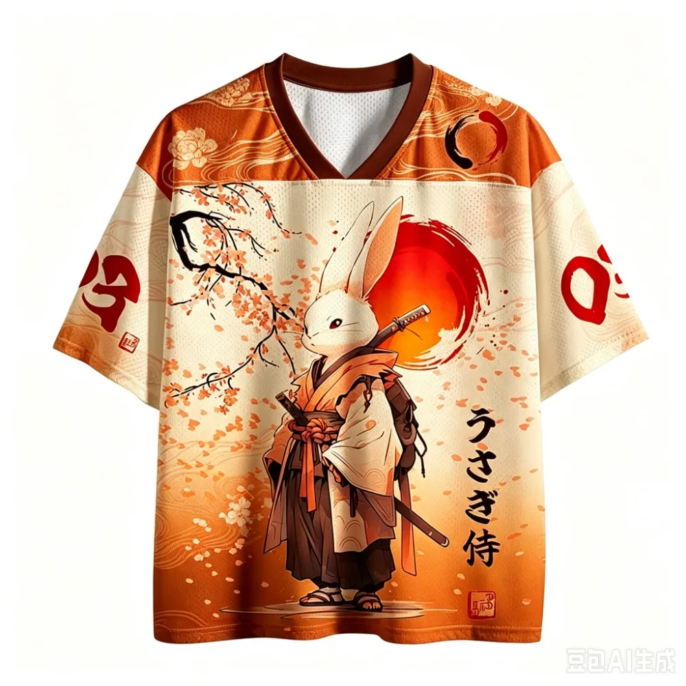 Camiseta Masculina com Decote  - 3D Printing Rabbit avaliação e preço