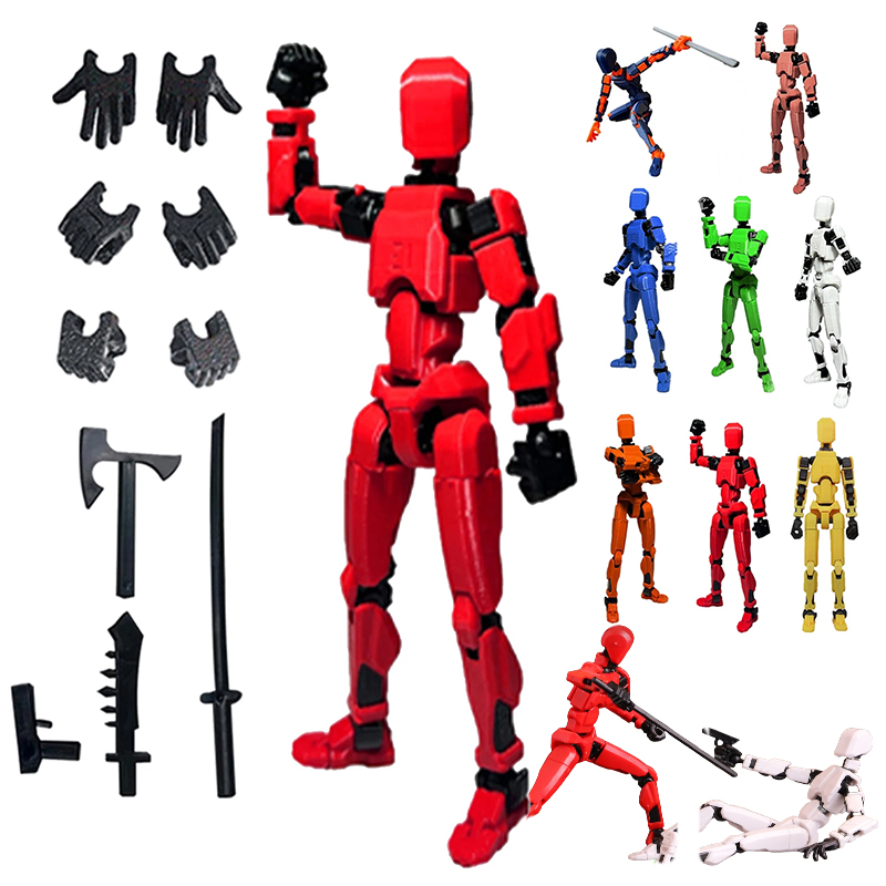 1PCS Boneco Articulado com 13  - 3D Printing Joint avaliação e preço