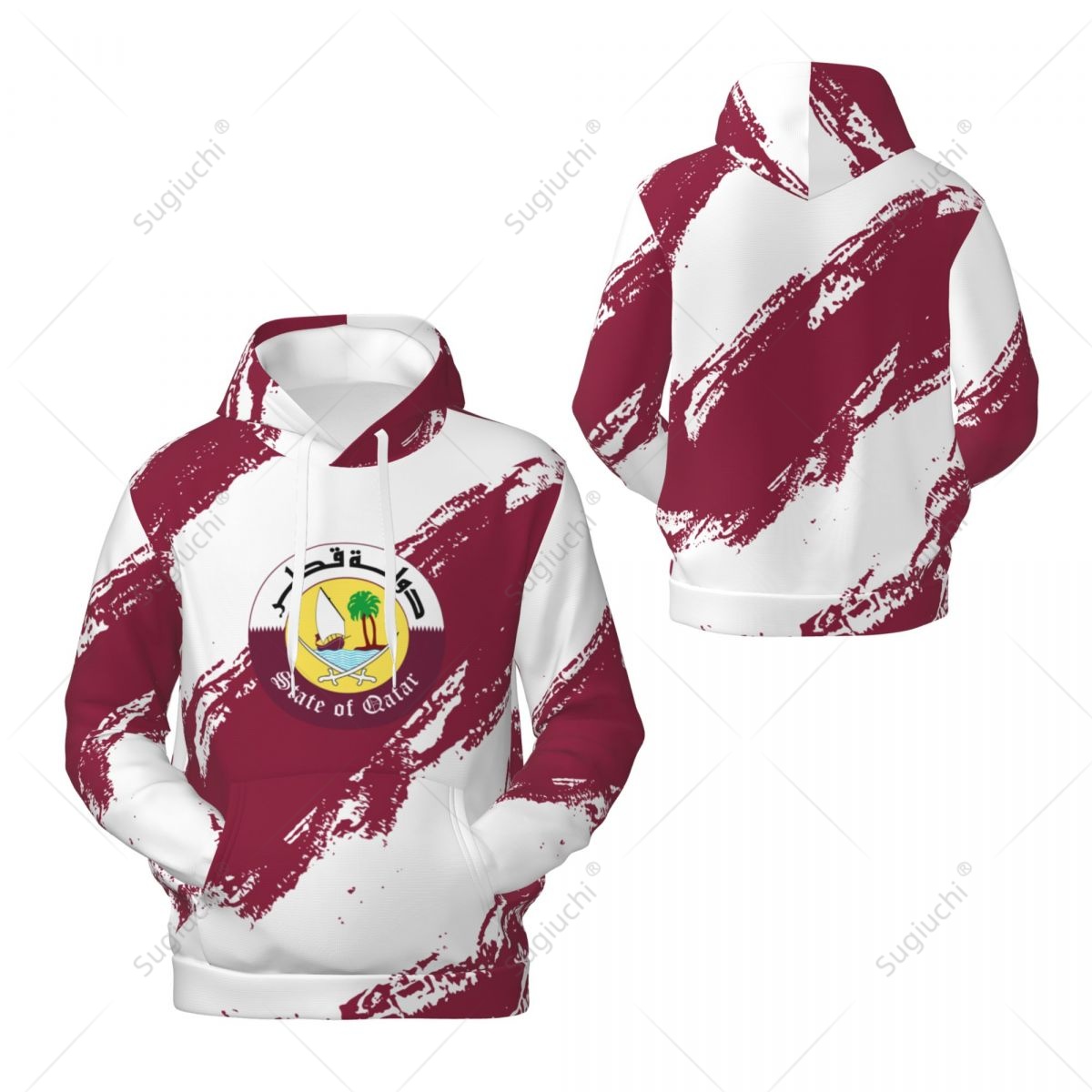Hoodie Unissex com Cores da Ba - 3D Printing Qatar avaliação e preço